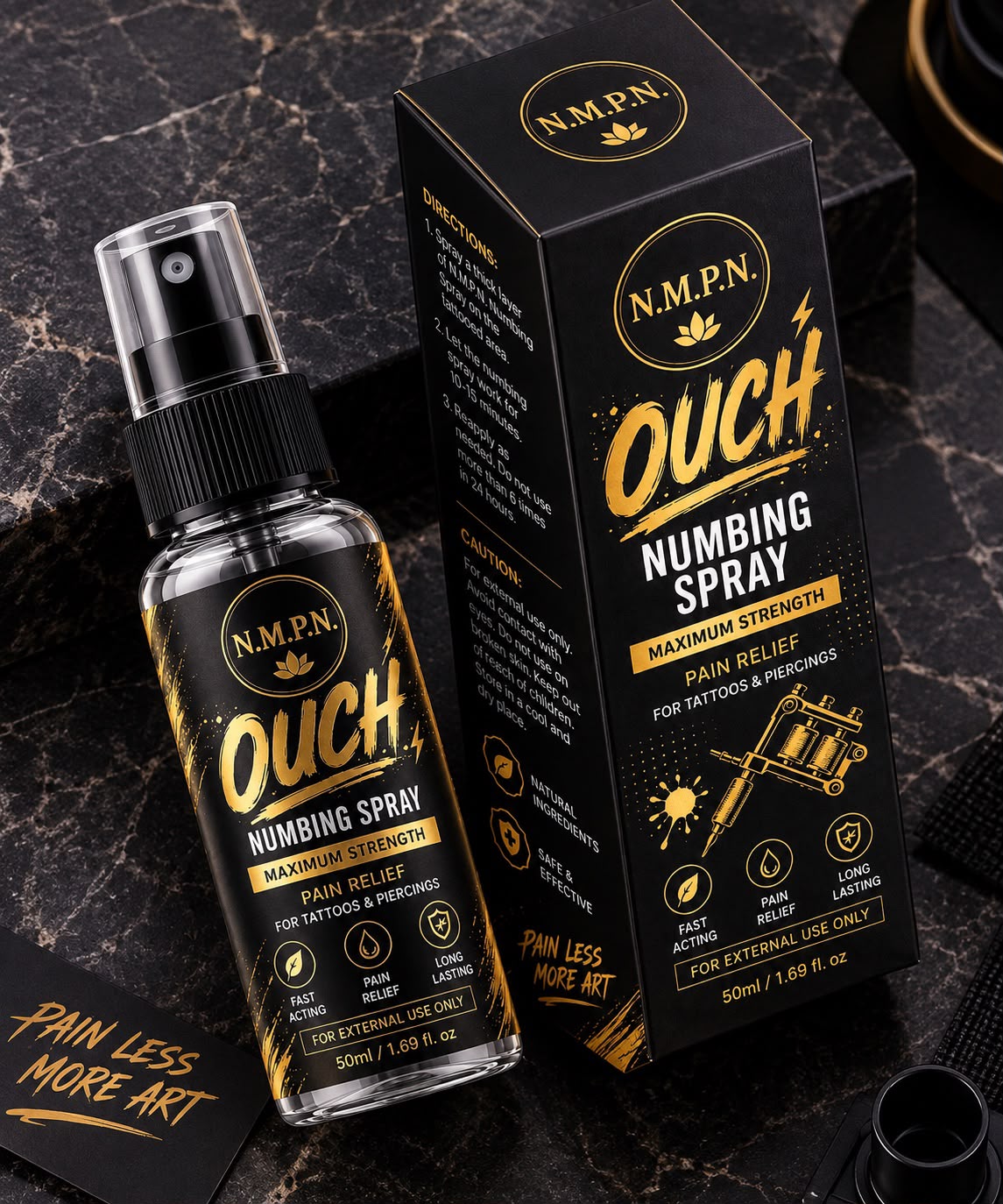 Ouch Numbing Spray — Maximum Strength